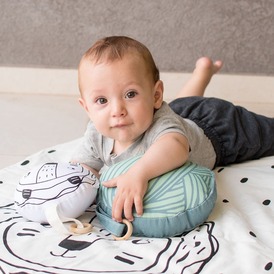 Sonajero Ovillo - Celeste - Imagen 2