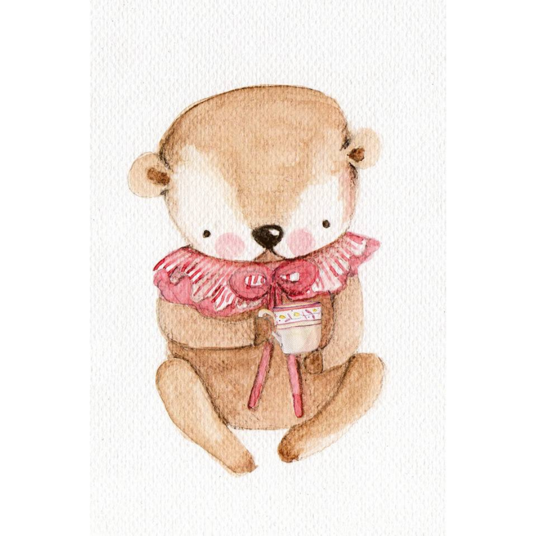 Lámina Oso de Té