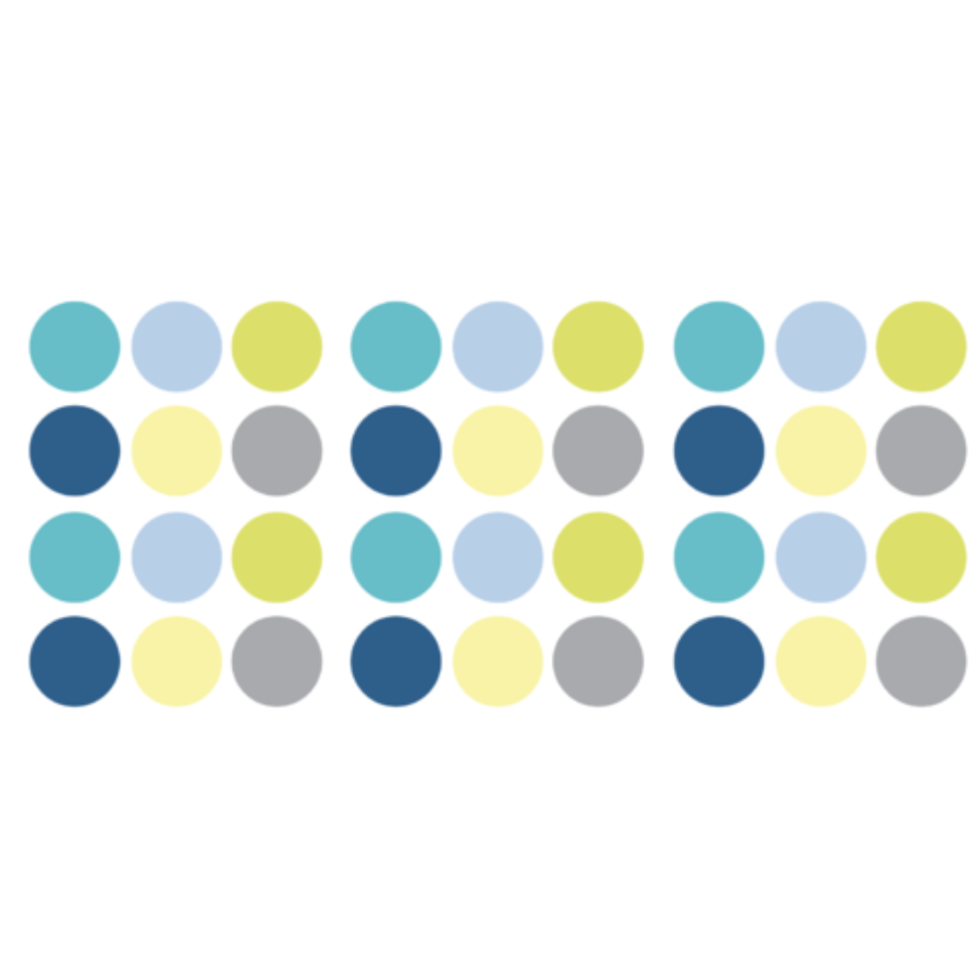 Vinilo Dots Multicolor - Azul y Verde - Imagen 2